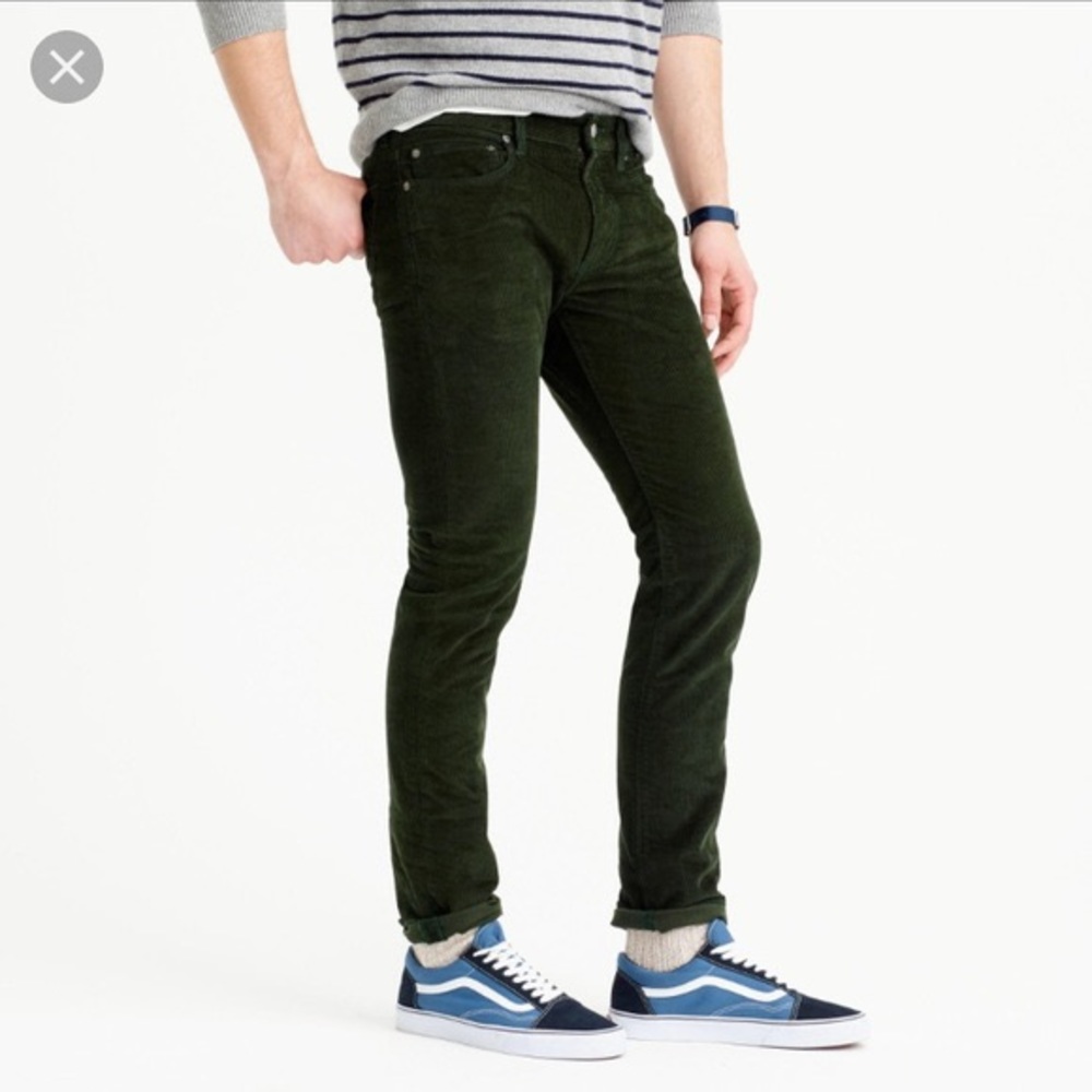 Men’s JCrew 484 corduroy pants